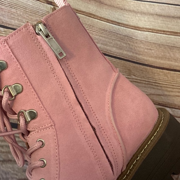 Pink Sam Edelman Lue Combat boots, size 7 - Picture 8 of 12